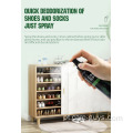 Desodorizador de sapatos e spray de desodorante